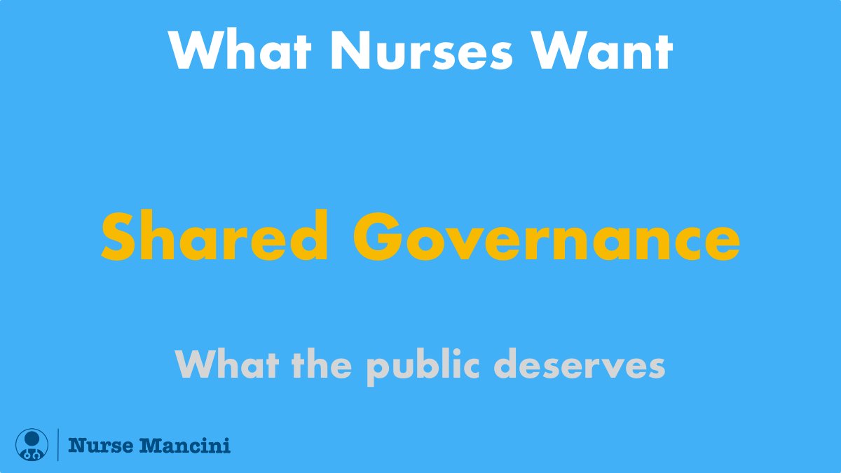 We want a seat at the table. Our ideas and opinions are based on our experiences. Everyone benefits when we work together. #ANursesVoice #NurseTwitter