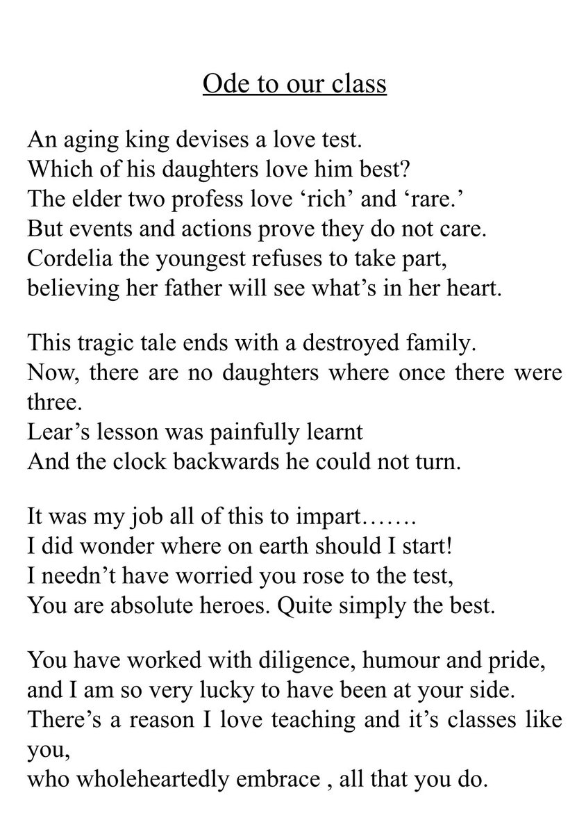 BHHSEnglish's tweet photo. Mrs Williams wrote such a beautiful poem for her Year 10 class today and it needs to be shared with the world (or at least some other English teachers that will totally relate!)
❤️🥰🌍
@BishopHedleyRC #hedleymatters
@EnglishWales https://t.co/AvGypo8TyD