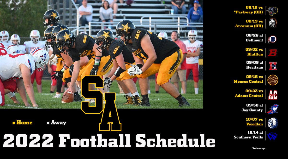 SouthAdamsFB's tweet photo. 2022 Schedule! https://t.co/8jBJJfHYZ7