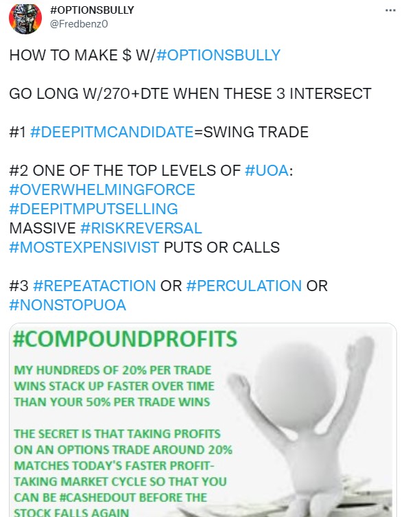 Fredbenz0's tweet photo. $GDX #CASHEDOUT #COMPOUNDPROFITS
45 DTE BANKRUPTING U WHILE BULLY THRIVING
OPTIONS EVOLUTION IS MY WEAPON, UR THE TARGET
395-19 SINCE 01/01/21
% OF PREM COLLECTED=60%
TIME IN TRADE=101 DYS
DYS TILL EXPIRY AT START=438
DYS LEFT=337 https://t.co/NqAwbIdfwM