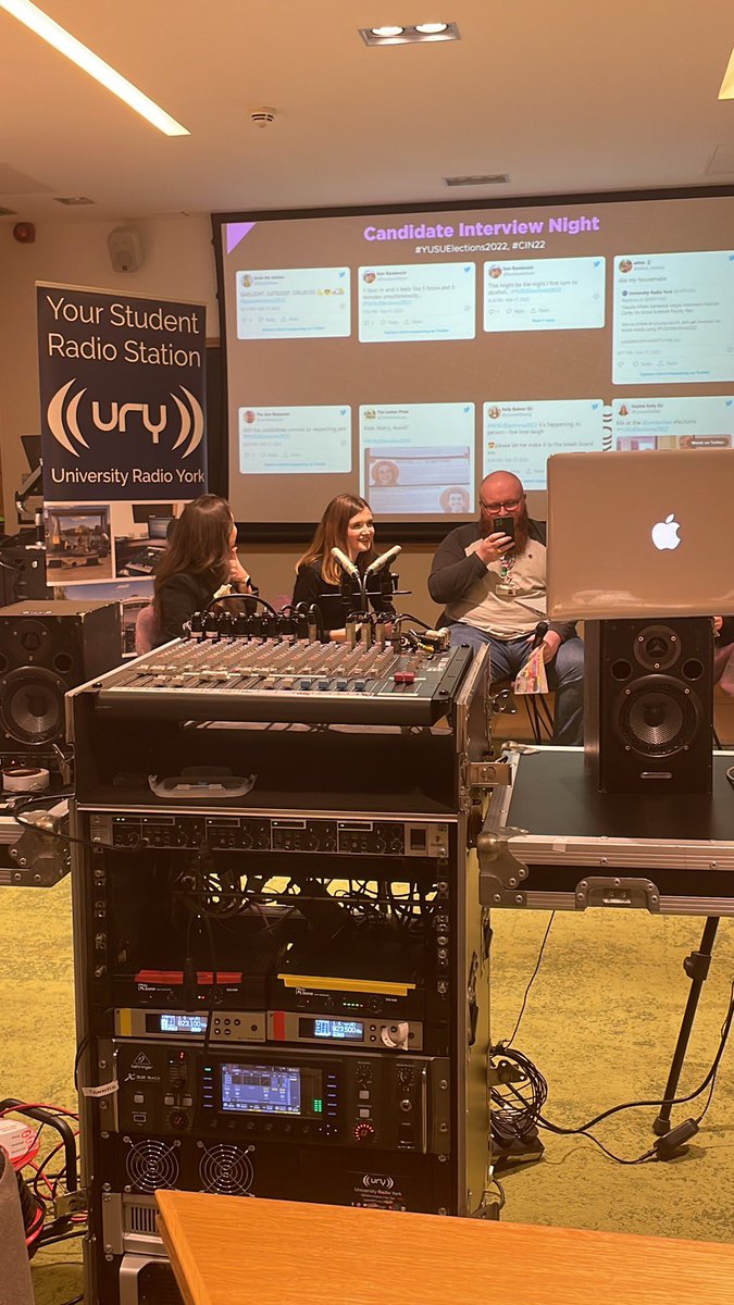 AliVictoria14's tweet photo. It's @URY1350's Candidate Interview Night, AKA the most stressful night of the year 😎
#YUSUElections2022 #TweetWall https://t.co/qYKR5qUTLU