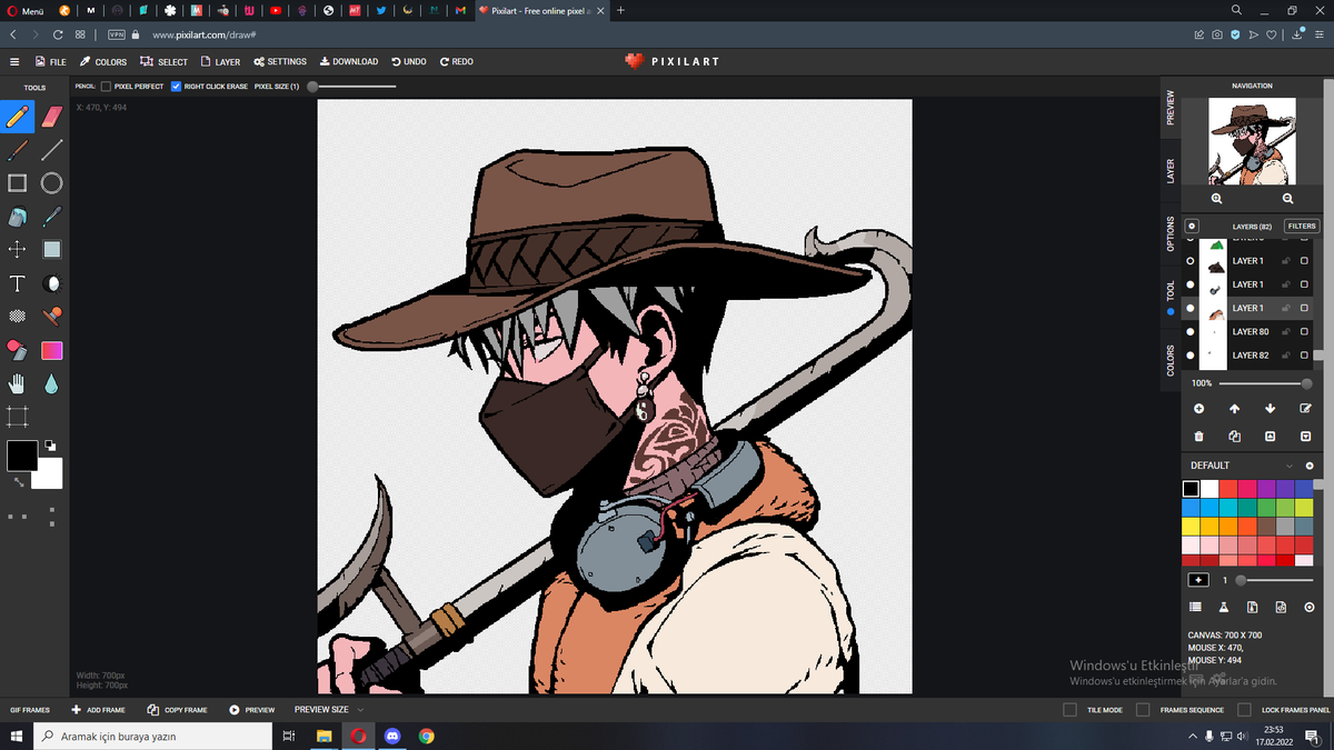 AzukiPixel's tweet photo. daily pixel azuki character.
in a day or two our block will be lifted, until then more stuff. https://t.co/tfgKzY61ue