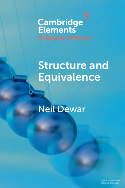 CambUP_PHILNYUK's tweet photo. New Cambridge Element Structure and Equivalence by Neil Dewar out now! Read for free for 2 weeks #cambridgeelements #philosophy https://t.co/WZxdncxCdT https://t.co/G14HHBHxA3