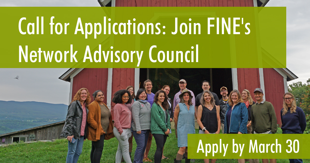 Farm2Inst's tweet image. Interested in playing a key role in shaping the farm to institution movement in New England? Have a unique or potentially underrepresented perspective, valuable lived experience and skills? 🥕 Join FINE's Network Advisory Council! bit.ly/3BCnRxi (&amp;amp; Pass the Word!)