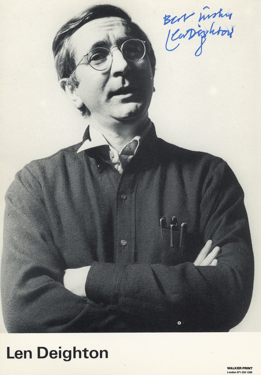 DeightonDossier's tweet photo. I am sure readers of spy fiction around the world will want to join me in wishing "Happy 93rd Birthday" wishes to #author Len Deighton, born on this day in 1929.
He is the author of numerous classic novels featuring spy characters #harrypalmer and #bernardsamson.
#lendeighton https://t.co/mXId0Y61dr
