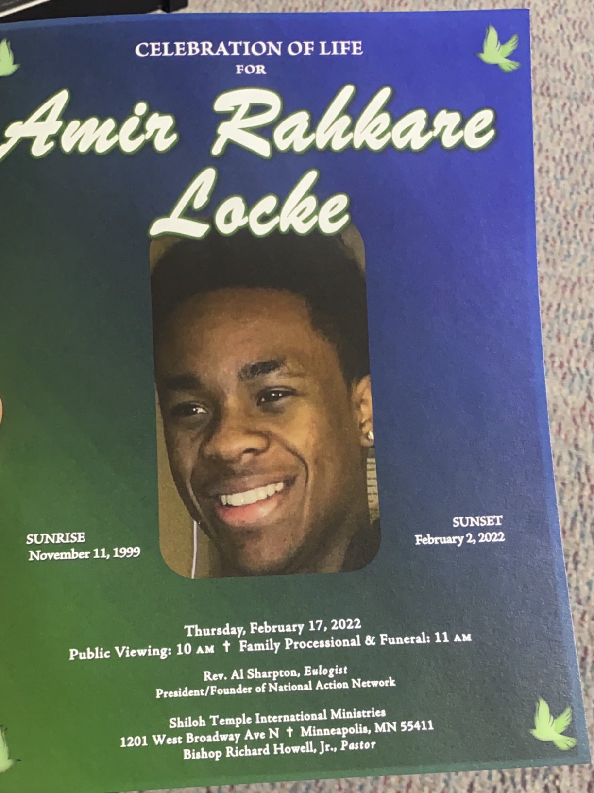 Amir Locke funeral service is being held in Minneapolis