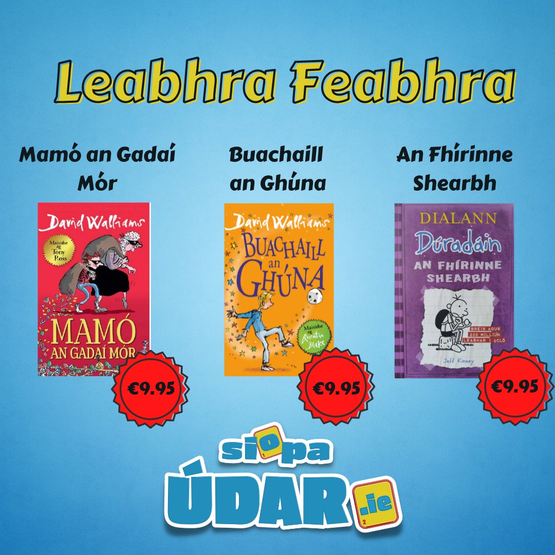📚📚📚📚📚

#LeabhraFeabhra #LéighLeabharGaeilge #BuyLeabharGaeilge #Gaeilge #BooksAsGaeilge #TeangaTí #IrishBooks #SiopaÚdar