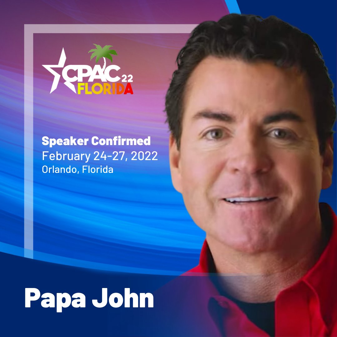 mschlapp's tweet photo. CONFIRMED: @IAmPapaJohn https://t.co/W9UyypUG52