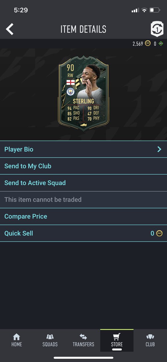 ZexyDanny's tweet photo. @FutSheriff I put 90 puyol in the sbc and i got sterling. W? https://t.co/pqEQzLSjf8