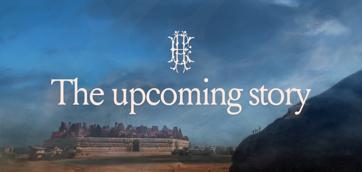 The world of Edenhorde will be revealed through the narrative arc that begins with episode one on the 28th February. 

Each of the eight episodes will be a chapter written by our author <a href="/CeliaBlythe/">Celia Blythe</a> and illustrated by Edenhorde’s artist: <a href="/skronked/">Andy Ristaino</a>.

Small 🧵