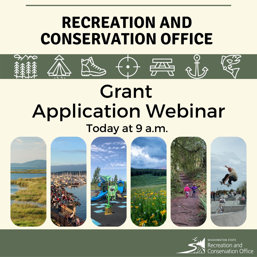 WSRCO's tweet photo. Join us at 9 a.m. today for part 1 of our grant application Webinar. Weโll walk you through how to submit grant applications and answer any questions you may have about specific grants or the process.
Register & attend the Webinar: https://t.co/MMZTrf7P18
#RCOWA #grants #webinar https://t.co/LuoHjLKEpV
