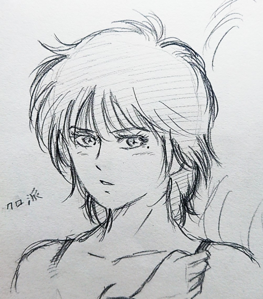 深夜の落書き🖊
#絵描きさんとつながりたい
#イラスト好きな人とつながりたい
#ｲﾗｽﾄ #illustration #Unailustración #삽화 #插圖
#芸術 #art #Arte #예술 #藝術
#絵描き #drawing #Dibujo
#그림 #畫畫
#アナログ絵
#練習画 #落書き
#ｵﾘｷｬﾗ #ｼｮｰﾄｶｯﾄ #制服
#女子高生 #黒派