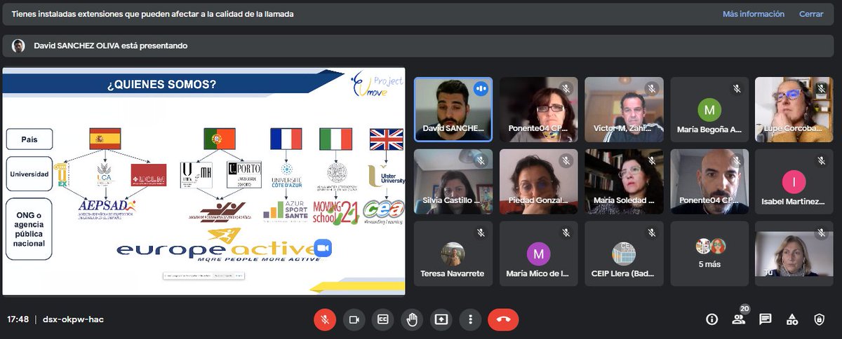 maria_matrinpe's tweet photo. Proyecto : @EumoveProject Fomentar estilos de vida saludable para prevenir la obesidad infantil. Muy interesante. #CPRErasmusPlus #ErasmusPlus @CPRBADAJOZ https://t.co/AKhflKJyjd