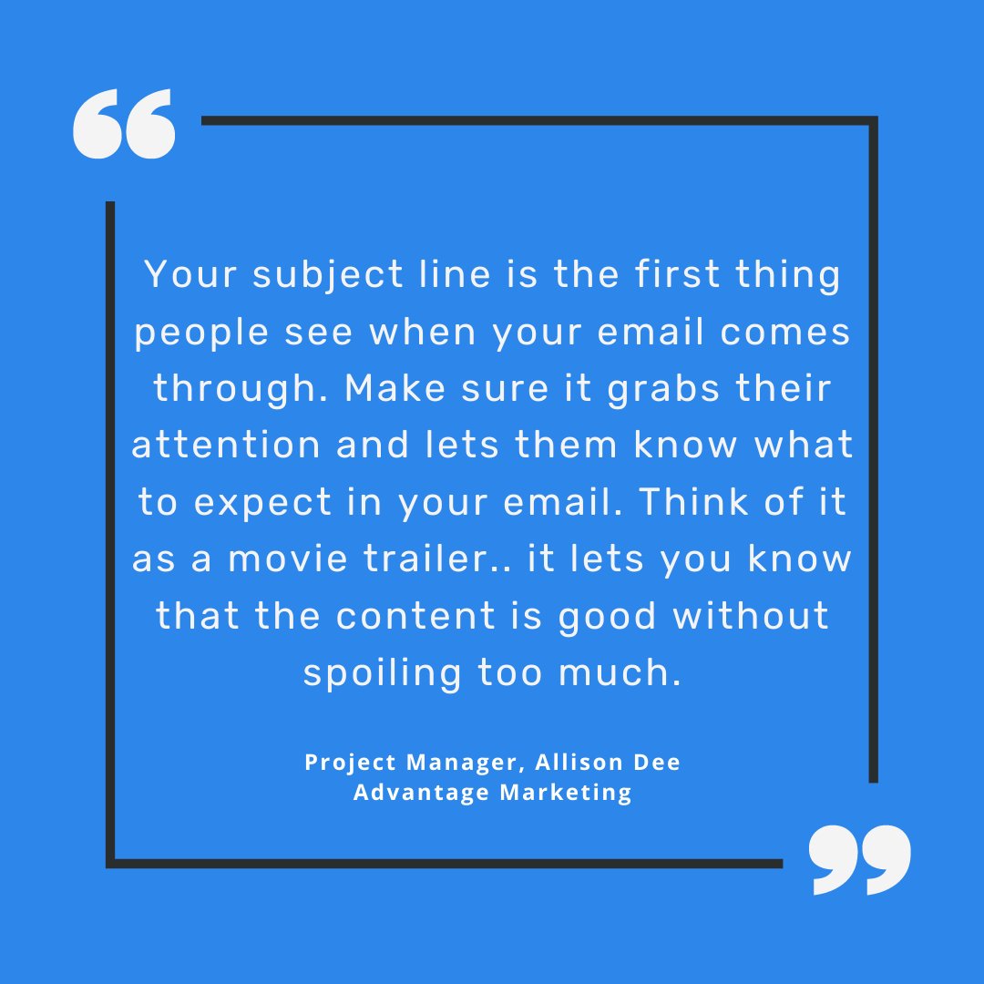 Email marketing is a powerful tool that is a form of direct marketing as well as digital marketing. Your email's subject line is important because it gives people a reason to check out your email's content.

#EmailMarketing #SubjectLines #DigitalMarketing