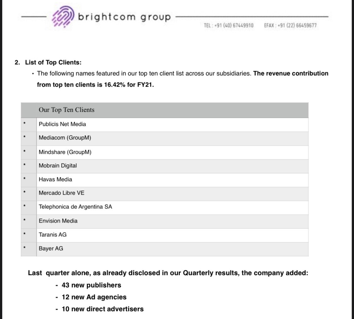 blitzkreigm's tweet photo. Credit where due, the management of #BrightcomGroup have informed the exchanges about details we sought from them in our interview. @suresh_66 

@CNBCTV18Live https://t.co/L0Tsd5lBX8
