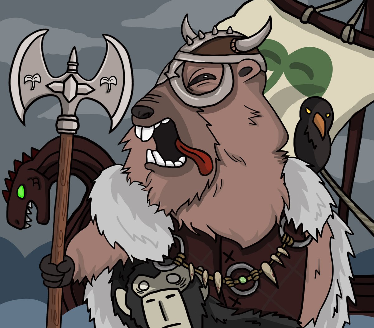 MarmotsWizard's tweet photo. Marmot Vikings in ape skin coat 🐒😵😵
✔Plz Rt🔁  like❤️ follow @MarmotsWizard
It will be my motivation to create in chia🌱🌱
Join us on Discord! https://t.co/85ydKlvevF
#NFT #chia #xch https://t.co/NwF9EGRzij