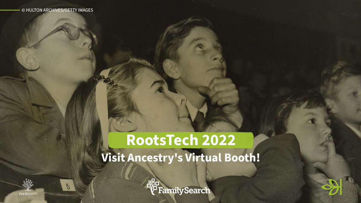 Unlock your #familyhistory and connect with your heritage at the world's largest family celebration. The #RootsTech Conference runs from March 3-5, 2022 and is 100% virtual AND 100% FREE.

Register today: bit.ly/3Jx4isQ 

#RootsTechConnect #Genealogy