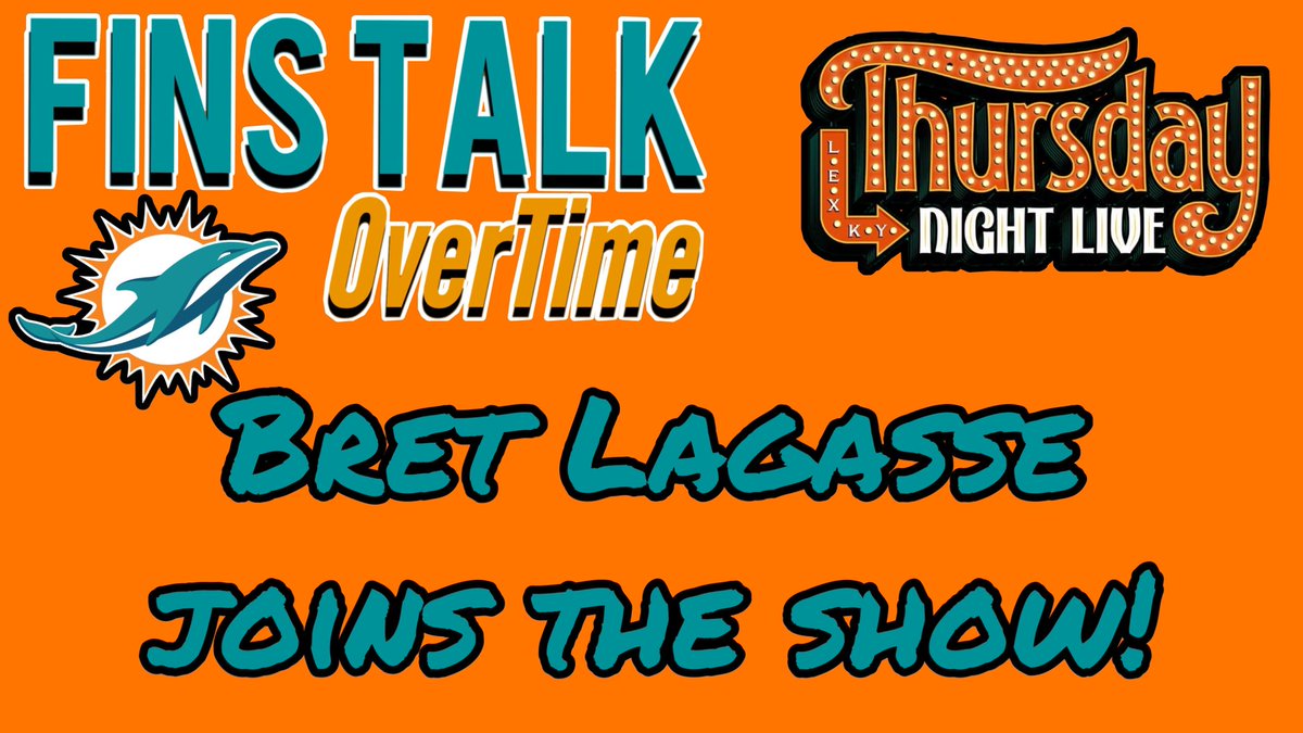 Bobby Fins Talk (@bobbyfinstalk) on Twitter photo Don’t forget! <a href="/BretLaGasse67/">Bret LaGasse</a> joins FinsTalk OverTime tonight to talk everything going on with the #MiamiDolphins and discuss what the #Dolphins may do in the #NFLDraft - that and more tonight at 8pm est on the <a href="/DolphinsTalk/">DolphinsTalk.com</a> YouTube Network! #FinsUp Don’t forget! <a href="/BretLaGasse67/">Bret LaGasse</a> joins FinsTalk OverTime tonight to talk everything going on with the #MiamiDolphins and discuss what the #Dolphins may do in the #NFLDraft - that and more tonight at 8pm est on the <a href="/DolphinsTalk/">DolphinsTalk.com</a> YouTube Network! #FinsUp
