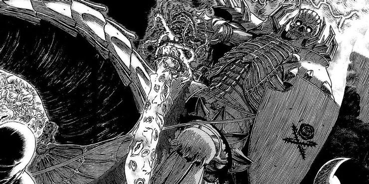 Рыцарь череп берсерк манга. Гатс и рыцарь череп. Император гейзерих берсерк. Гатс берсерк кэнтаро миура. Гатс и рыцарь череп.