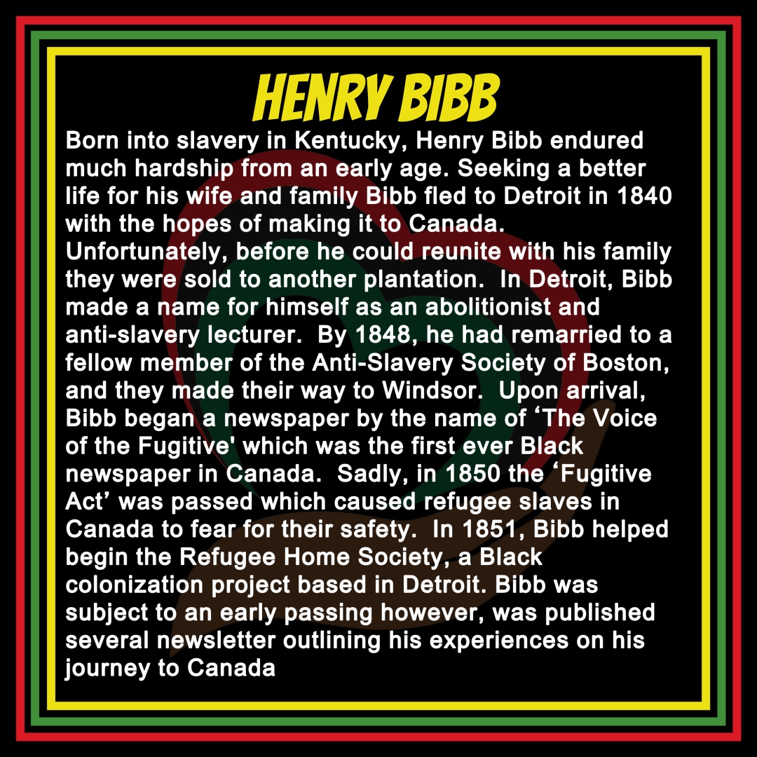 Knowledge Nugget Alert!💡

Henry Bibb
Paving the way for Black success!

#familyfuse #blackabolishionists
 #windsor #blackhistorymonth #blackrefugees #sandwichtown
