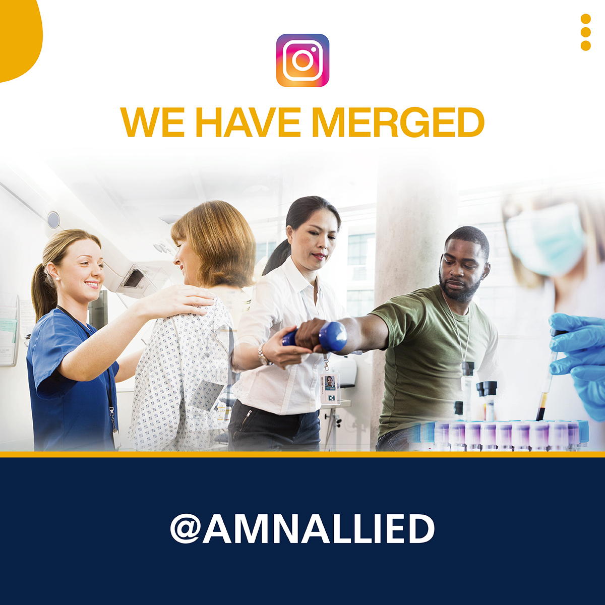 amnallied's tweet image. In case you haven’t heard, we are pleased to announce that our Club Staffing and Med Travelers Instagram accounts have merged. You’ll still have the brands you know and love but have access to our amazing allied community. Follow along on Instagram today.