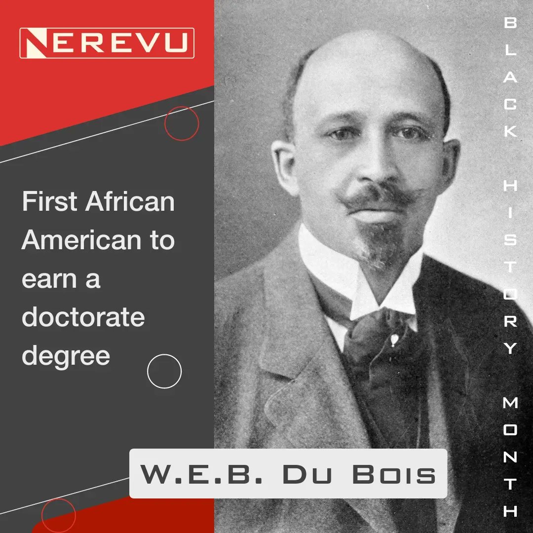 nerevu's tweet photo. #BlackHistoryMonth is a time to remember social pioneers. W. E.B. Du Bois was an American sociologist, historian, civil rights activist, and Pan-Africanist. He created #visualizations for #data collected during his studies of African American communities. 

#technology https://t.co/nzx3v0YmR0