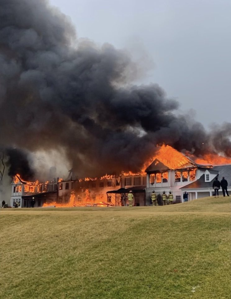 So tragic. Happening now at Oakland Hills Country Club in Bloomfield Hills, MI