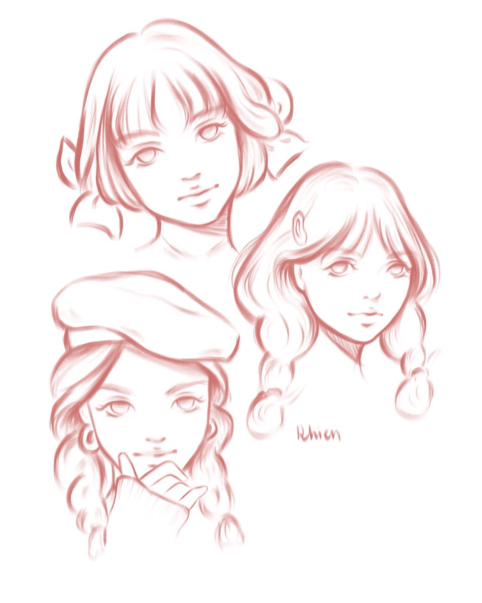 Rhien_art's tweet photo. A small sketching session today https://t.co/0SBuNgKynb