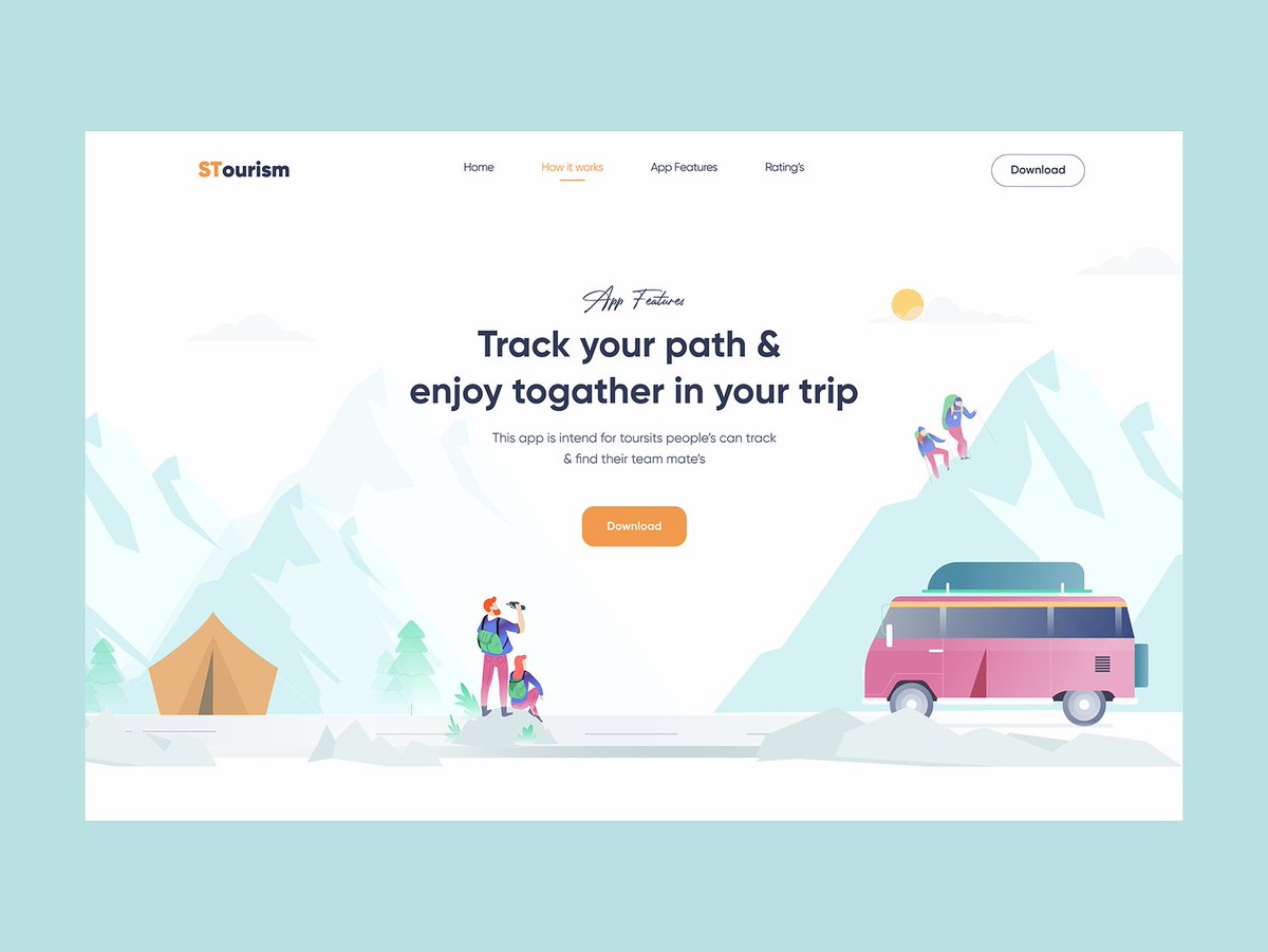 Hello guys! 😸

Here is my new hero section exploration of a tourist app landing page design. 

lnkd.in/gHS97kXP

✔ saieedcreation@gmail.com

#touristwebsite #travelwebsite #travellandingpage #landingpagedesign #travelapp #fiverrseller #upworkfreelancer