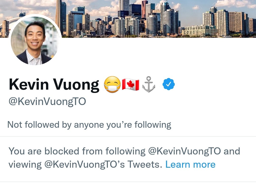 So called Toronto MP @KevinVuongTO just blocked me for critisizing him for continuing to block his own constituents!!! He has been on a rampage blocking constituents!! A NEW LOW @EvanSolomonShow <a href="/EvanLSolomon/">Evan Solomon</a> <a href="/JenniferB_ctv/">Jennifer Burke</a> <a href="/hscoffield/">Heather Scoffield</a> <a href="/CityCynthia/">Cynthia Mulligan</a> <a href="/CBCNews/">CBC News</a> <a href="/CTV/">CTV</a> <a href="/CP24/">CP24</a> #cdnpoli