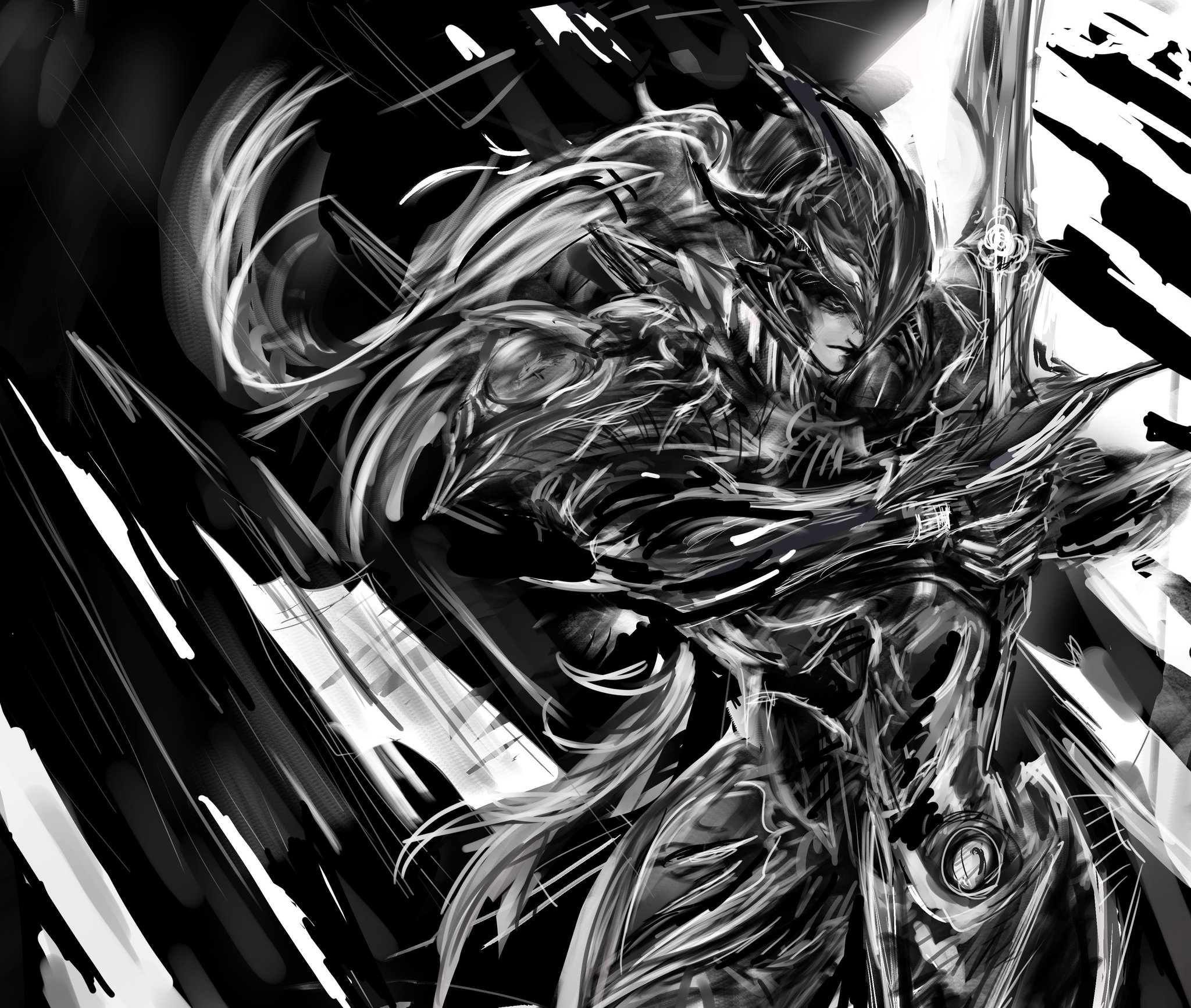 Black Luster Soldier Drawing