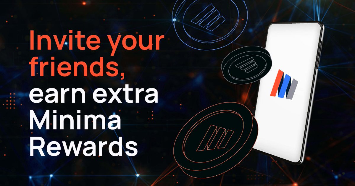Minima_Global's tweet photo. Dear Minimalists, 

We're excited to launch our highly anticipated invite program. 🥳

Invite your friends to run nodes, and #earn 10% extra rewards for every friend running a node!

https://t.co/xwsbOKReWU https://t.co/dujxkmvRHA