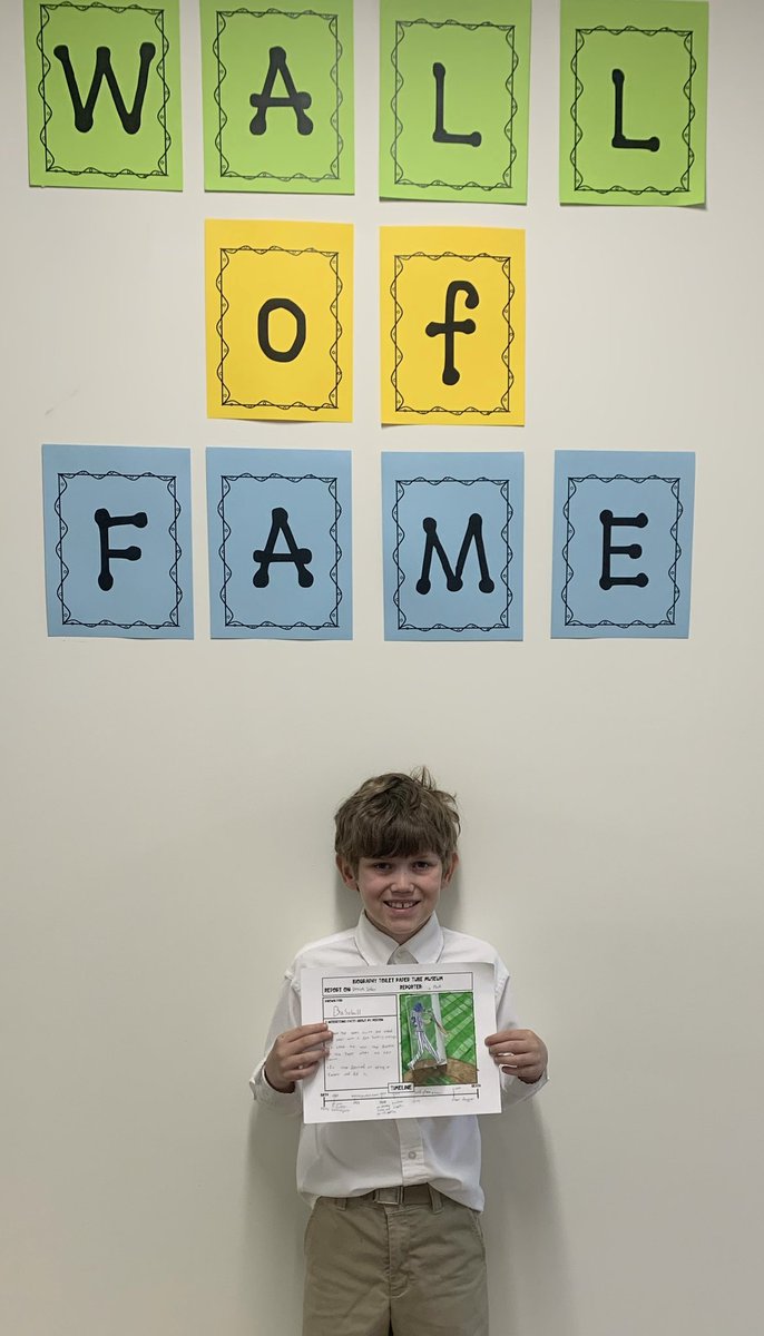WA4thDavid's tweet photo. Toilet Paper Roll Biographies were outstanding!  #passionforlearning #Whitefieldacademy https://t.co/tJ47f9SZjW