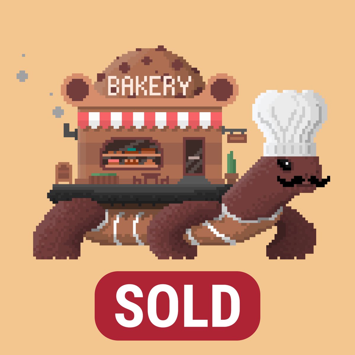riseofturtles's tweet photo. The best cupcakes are for those who know their taste. The oven turtle has been sold, we wish happiness to its new owner. #nft #nftartist #cryptoart #opensea #btc #Etherum https://t.co/pYkR62Hhil