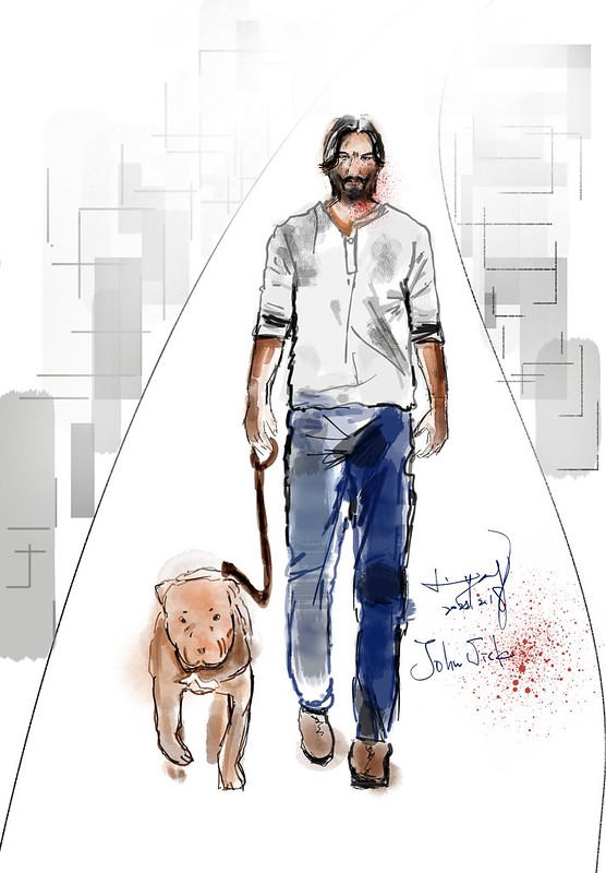 John Wick by JohnLaw82 | Portrait sketches, Beauty art drawings, Celebrity  drawings