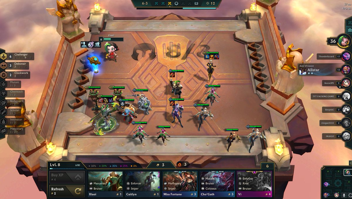 Elsuri313's tweet photo. 3 Star Draven as a VIP is a armor destroyer! #tft #TeamFightTactics https://t.co/oCBLTKWzga