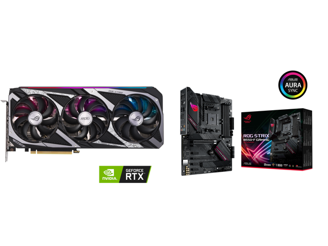 IGNDeals's tweet photo. ASUS ROG Strix GeForce RTX 3060 + Motherboard combo is available at Newegg for $694.98 (was $729.98) 👀 https://t.co/4gX7hvLSUf https://t.co/rANlbjWidv