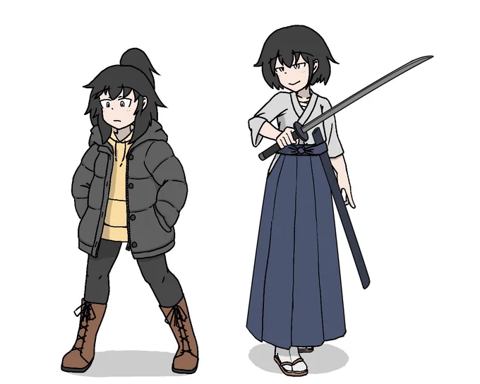 背高い剣士さん 