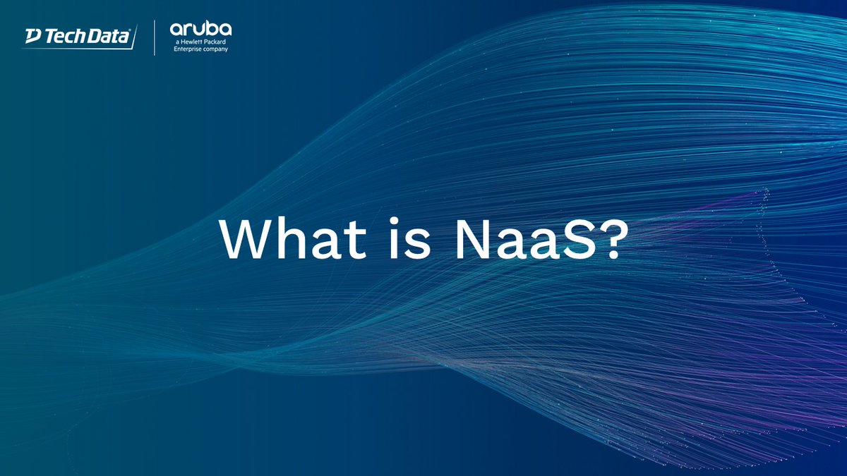 TechData_HPE's tweet image. What is NaaS? Find out with insights from @ArubaNetworks: arubanetworks.com/faq/what-is-na…

#ArubaNetwork #NaaS