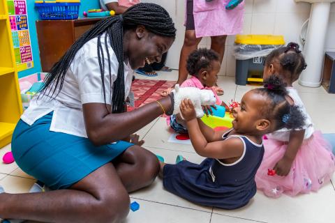 CjacksonRussell's tweet photo. From Roving Caregivers Programme to Brain Builders Centre @ECCJA @annie_porter1 @BeeAronson @CarrSherine #12StandardsMatter #YECD2022 https://t.co/z26OXQr5sa