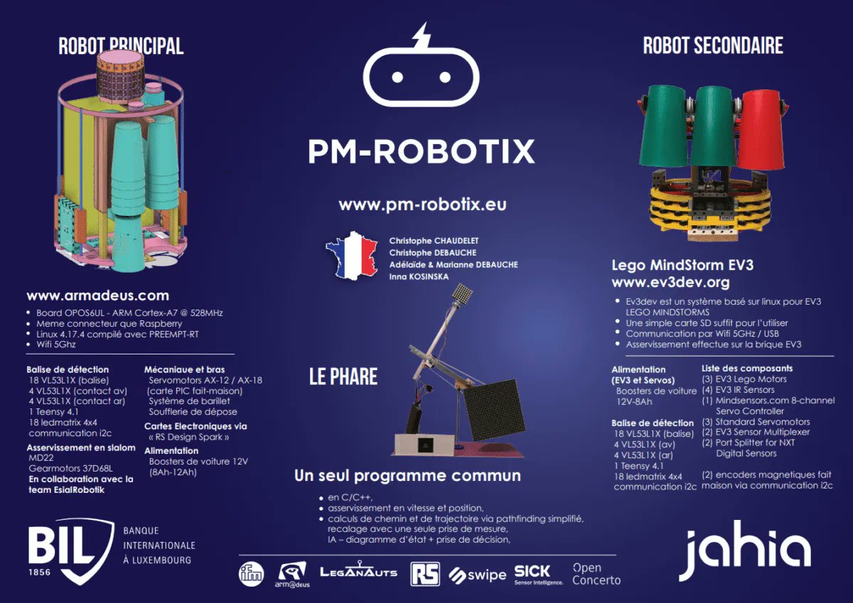 PM_ROBOTIX's tweet image. Nos trouvailles du moment, voici tous nos posters depuis #CDR2004, c&apos;est vrai que je n&apos;ai pas tout retrouvé !😁 Et ca vaut le coup sur l&apos;évolution technologique et surtout graphique!
pm-robotix.eu/nos-posters/
#CDR2022 #CDR2021 #CDR2020 #CDR2019 etc...