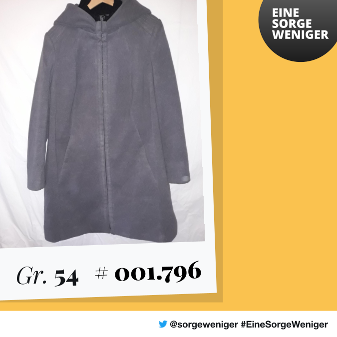 Die #Kleiderpaten haben Jacken und #Winterkleidung für Erwachsene in den Größen 48/50, 54 und 54/56 im Fundus.

Dir gefällt etwas und dir fehlt das Geld für Kleidung? Melde dich mit der jeweiligen #Teilenummer und deinem @Twitternamen #EineSorgeWeniger

✉️hilfe@sorgeweniger.de