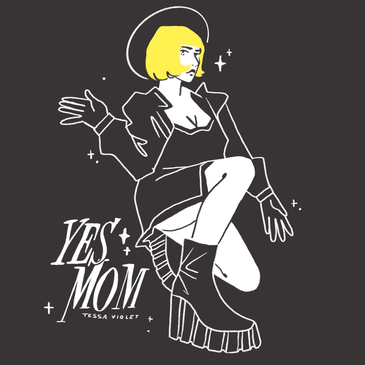 mournindoves's tweet photo. "i'm the one to beat, yeah"
need some yes mom merch? loving the song and wanted to mockup some fun designs!
@TessaViolet #YesMom #tessaviolet #illustration https://t.co/NCnhoR1orF