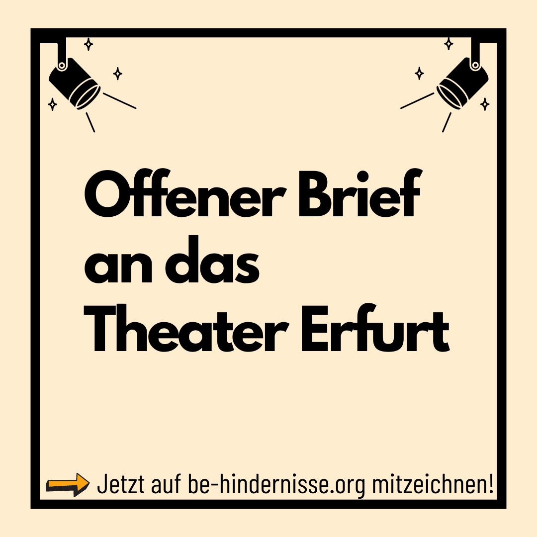 Offener Brief an das @theatererfurt, den <a href="/rowohlt/">Rowohlt Verlag</a> Theater Verlag, an Sergej Gößner und alle weiteren Verantwortlichen.

Jetzt hier lesen, anhören, mitzeichnen:
➥ be-hindernisse.org/2022/02/17/off…