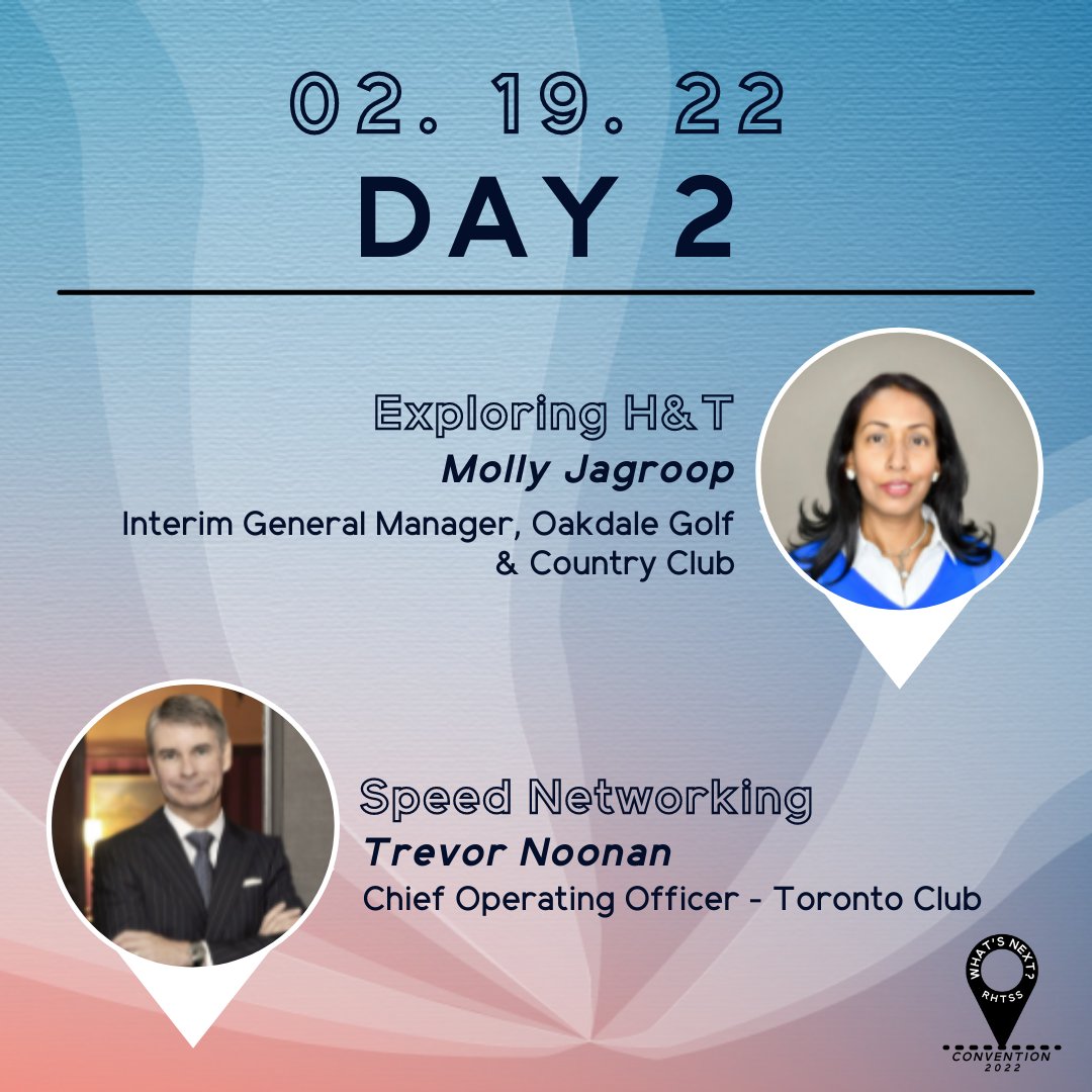 htssociety's tweet photo. ⭐ DAY 2 ⭐

Here are the industry professionals joining us for Exploring H&amp;T panel on Day 2of RHTSS 2022 Convention. https://t.co/0jszfnZOz6