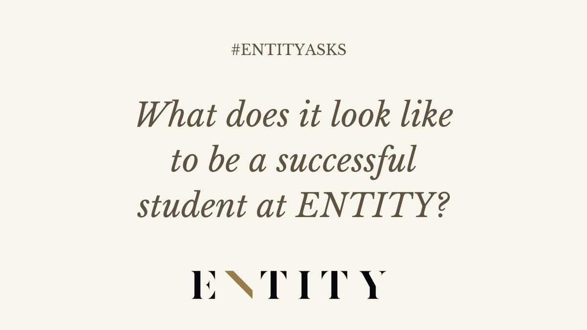 entity_academy's tweet photo. #EntityAsks: What does it look like to be a successful student at @entity_academy? https://t.co/tAi97e2aiu