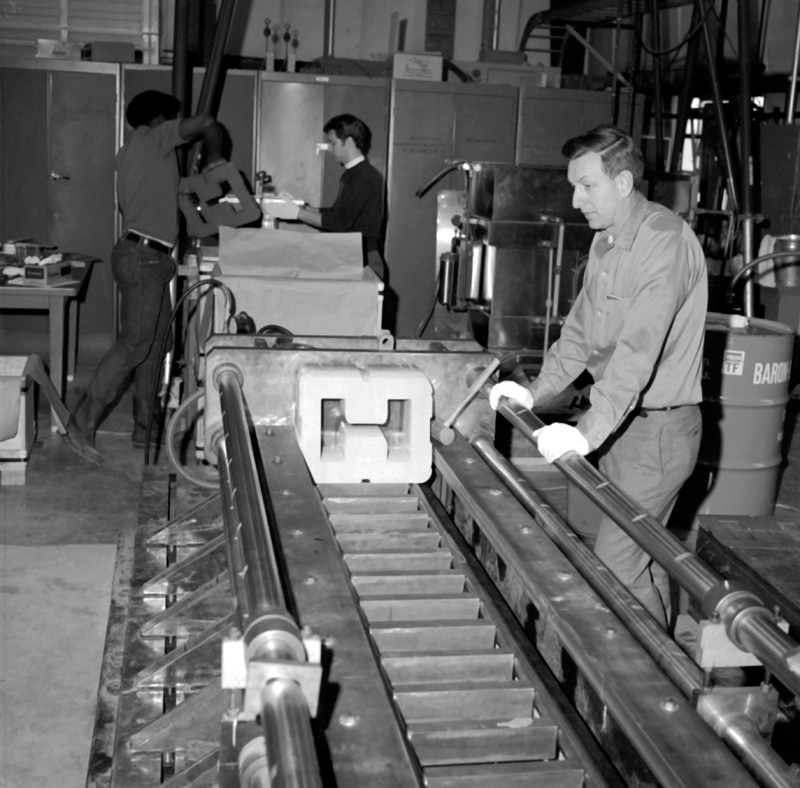 #OnThisDay 51 years ago: magnet stacking for <a href="/Fermilab/">Fermilab</a>'s Meson Lab.