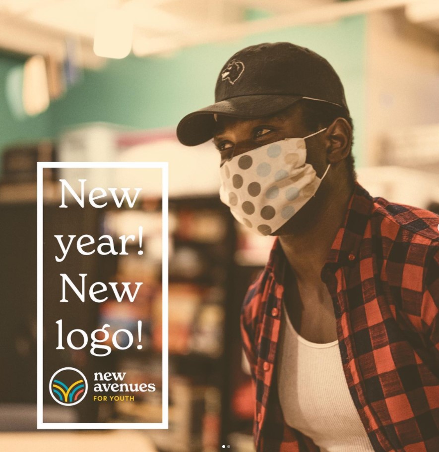 The New Avenues website and logo got an update! With the goal of making everything more accessible and easy-to-navigate for youth, donors, and members of our community! Visit our site to see more! newavenues.org