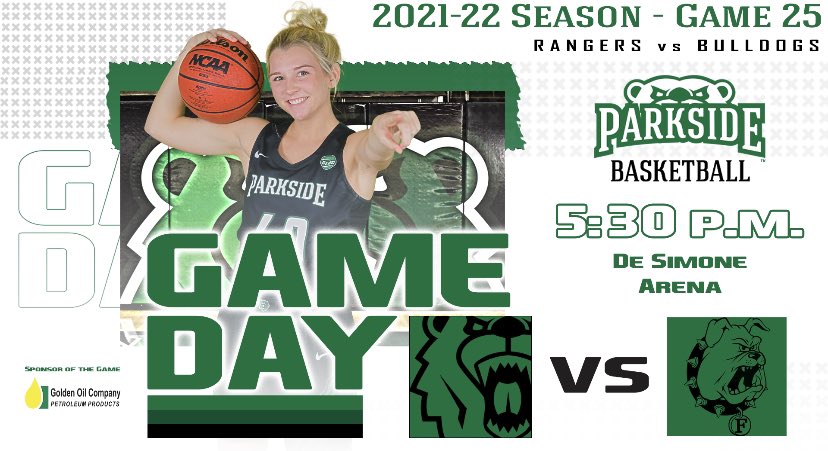 RangersWBB's tweet photo. It’s GAME DAY in De Simone! We’re facing off against Ferris State at 5:30 pm. Make sure to tune in! 🐻
#RangerImpact
#ExperiencetheVision
#GameDay
#Defendtheden https://t.co/Ij0sbwynyG