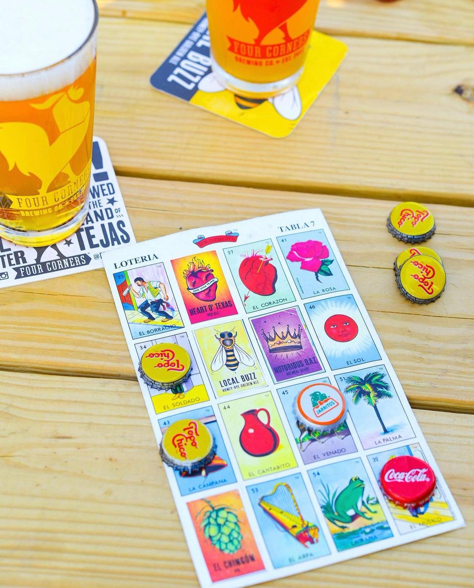 fcbrewing's tweet photo. 📢¡Hoy hay #LoteríaLive!

▪️Free to play 
▪️Live DJ
▪️Beer prizes y más! 

🍺Come hungry, thirsty, and ready to play.

From 7:30 to 9:30 pm  
-
#TheTaproom #DallasBrewery #FCBrewing #DallasBeer #LocalBrewery #TexasBeer https://t.co/PHFkefBge2
